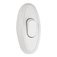 ElectroHouse Вимикач для бра білий Garant