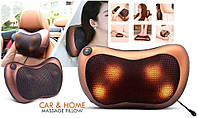 Подушка роликовая массажная автомобильная Massage pillow QY-8028