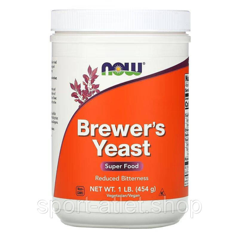 Натуральна добавка NOW Brewer's Yeast Super Food, 454 грам, фото 1