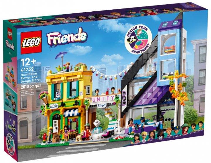 Lego Friends Квіткові та дизайнерські магазини у центрі міста 41732, фото 1