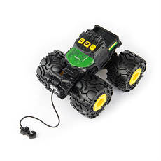 Іграшковий трактор John Deere Kids Monster Treads з великими колесами джип (37929), фото 3