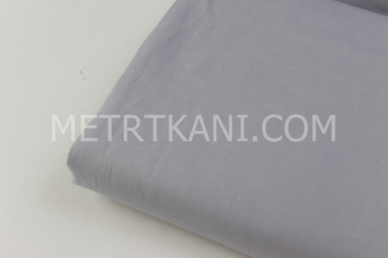Лоскуток.  Однотонна бавовняна тканина середньо-сірого кольору 135 г/м2. 80*160 см