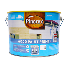 PINOTEX Wood Paint Primer, грунтувальна фарба для дерев’яних фасадів, біла матова, 10л
