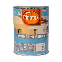 PINOTEX Wood Paint Primer, грунтувальна фарба для дерев яних фасадів, біла матова, 1л