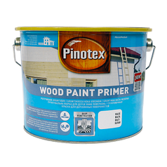 PINOTEX Wood Paint Primer, грунтувальна фарба для дерев’яних фасадів, біла матова, 2,5л