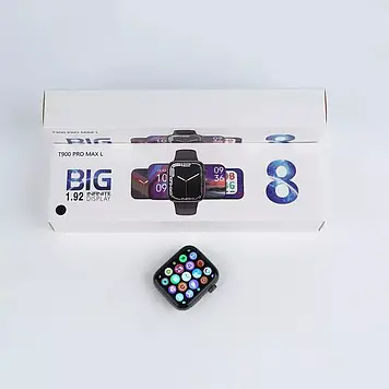 Сучасний смарт годинник T900 Pro Max L Smart Watch 8. Чорний