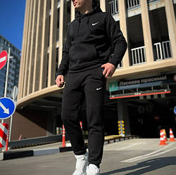 Чоловічий спортивний костюм Nike, Найк чорний демісезонний комплект