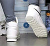 Зимові жіночі Кросівки на Меху Білі Найки Снікерси в стилі N!ke Дутики (розміри: 37,38,39,41), фото 6