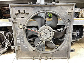 Вентилятор охолодження двигуна Mercedes Vito 2.2D з дифузором 6385002200