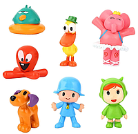 Набор 7в1 игрушки Покойо: Малыш и его друзья - Pocoyo