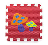 Килимок пазл EVA Фрукти і овочі масажний, розмір килимка 31 х 31 см, фото 6