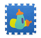 Килимок пазл EVA Фрукти і овочі масажний, розмір килимка 31 х 31 см, фото 8