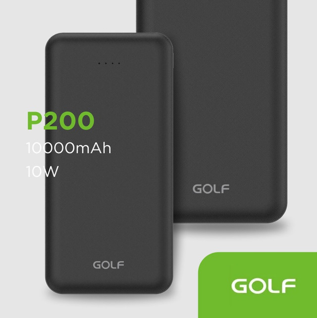 Оригинал Golf Power Bank 10000mAh P200 White 964068 6959072724397 10W 2