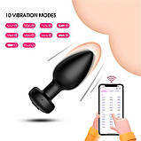 Смарт анальна пробка Magic Motion Equinox USB - 3,5 см - Анальні іграшки, фото 2