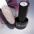Гель-лак для нігтів світловідбивний Crooz Crystal Gel Polish №2 8 мл, фото 3