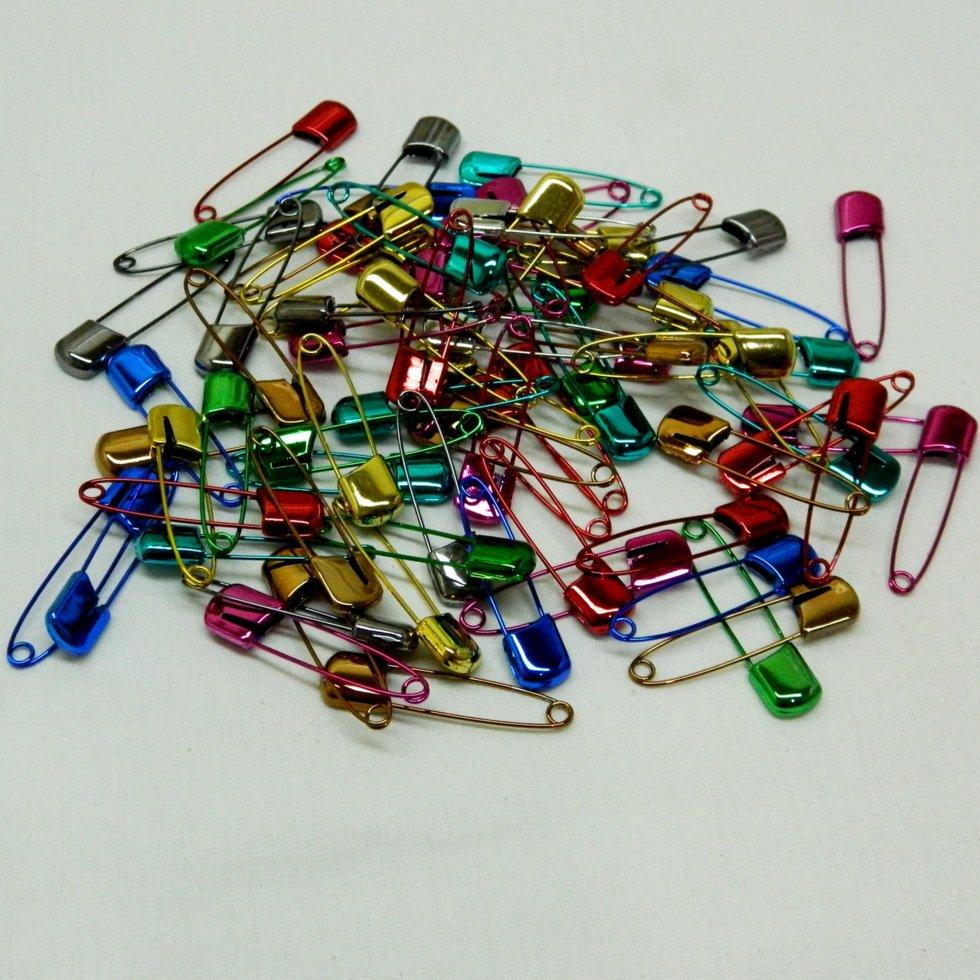 Безпечні Шпильки Кольорові 5 См - Уп 50 Шт. — Купити Недорого на Bigl ...