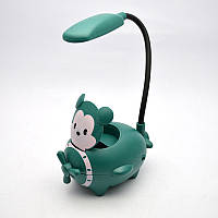 Дитяча настільна лампа Kids Design Mikky Mouse 6607A 400mHa Pine Green/Зелена