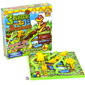 Настільна гра "Змійки та стремянки" (3 змії, 4 сходи) "4FUN Game Club" 7335
