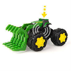 Іграшковий трактор John Deere Kids Monster Treads з ковшем і великими колесами (47327), фото 3