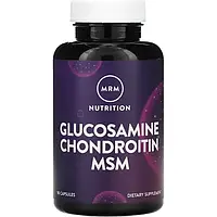 Кости, Суставы, Хрящи, MRM Nutrition, глюкозамин с хондроитином и МСМ, 90 капсул