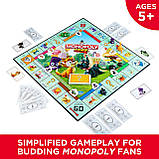 Настільна гра Hasbro Моя перша Монополія A6984 Monopoly Junior Board Game, фото 2