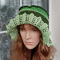 Летняя мягкая хлопковая шляпа - Женская шляпа с полями