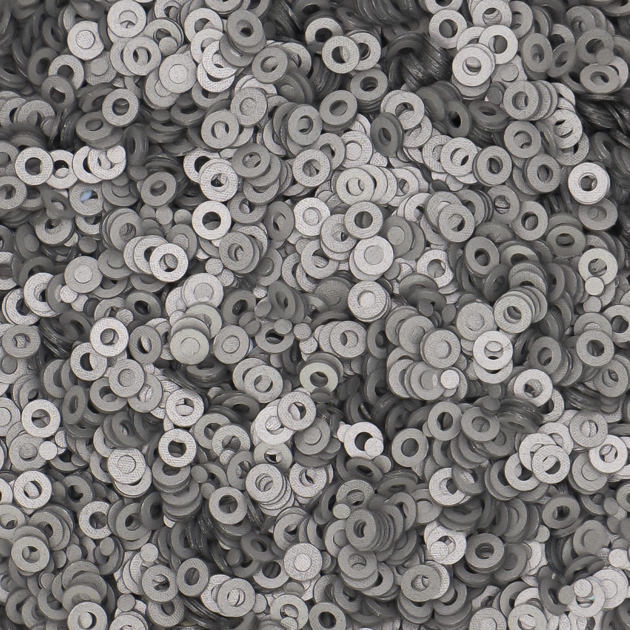 Паєтки круглі 2 мм 25 г Сірий матовий, фото 1