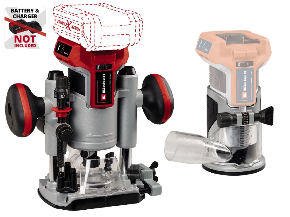 Фрезер акумуляторний Einhell TP-RO 18 Set Li BL - Solo (4350410), фото 1
