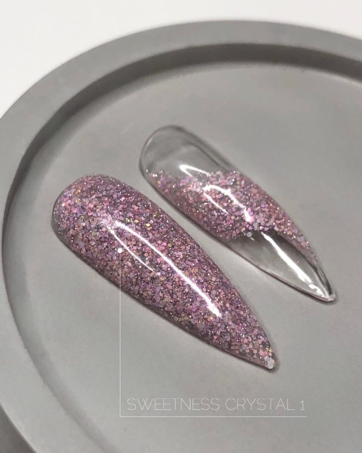 Гель-лак світловідбивний для нігтів Crooz Crystal Sweetness №1 8 мл