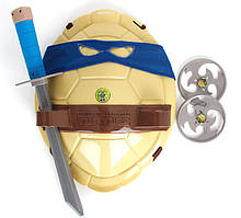 Бойовий набір Леонардо "Черепашки Ніндзя": маска, панцир, 2 сюрикена, меч