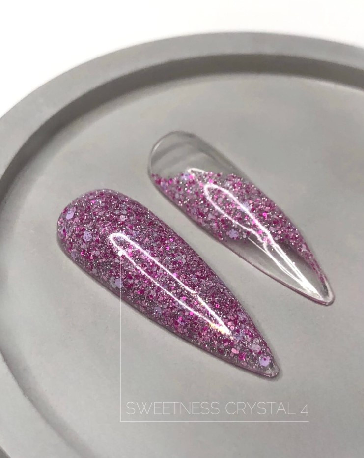 Гель-лак світловідбивний для нігтів Crooz Crystal Sweetness №4 8 мл