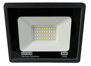 Прожектор LED 30w ECO Slim 220V 2100Lm 6500K IP65(TNSy500237)