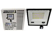 Прожектор LED 100w Ultra Slim 220V 9000Lm 6500K IP65+ДР(TNSy500517), фото 5