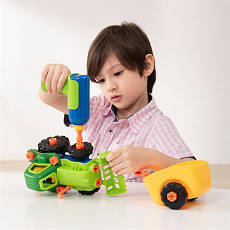 Конструктор Edu-Toys Трактор з інструментами (JS030), фото 6