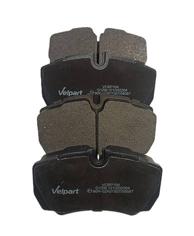 Колодки гальмівні задні IVECO DAILY III-VI (42470841/VCBP104) Velpart, фото 2