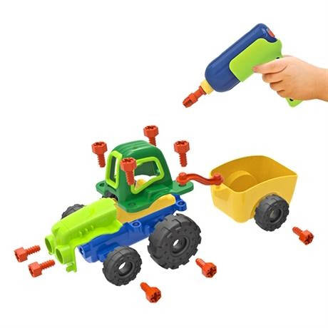 Конструктор Edu-Toys Трактор з інструментами (JS030), фото 1