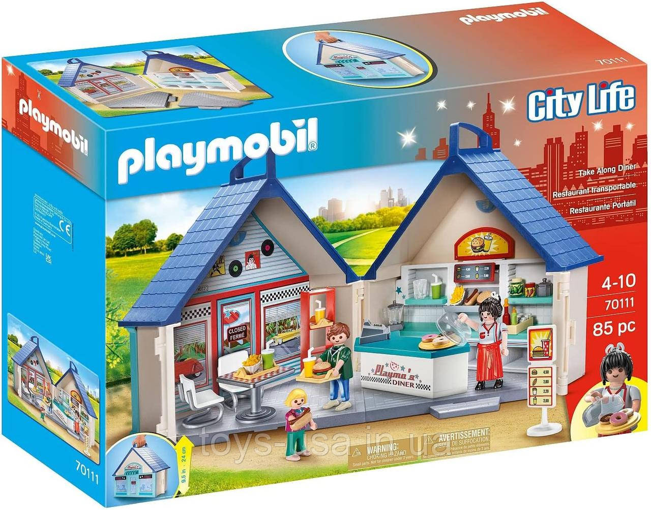 Конструктор Playmobil Плеймобіл Закусочна перекус 70111 My Takeaway Snack
