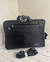 Сумка-рюкзак для ноутбука 17" Nuoxiya трансформер черный 9012