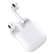 Навушники сенсорні бездротові TWS AIR-2 в кейсі для телефонів на Android і IOS білі