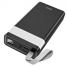 Портативний зарядний пристрій повер банк Power Bank Hoco J73 30000 mAh, чорний, фото 5