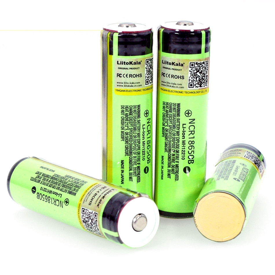 Акумулятор 18650 Panasonic NCR18650B 3400 MAh З Опуклим Плюсом для ...
