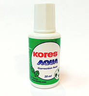 Коректор з пензликом на водній основі Kores AQUA