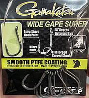 Гачки Gamakatsu G-Carp WIDE GAPE SUPER Grey №4 10pc