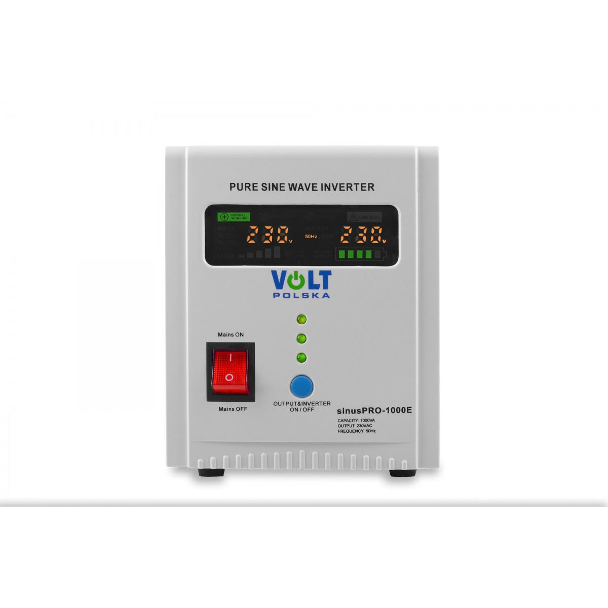 Джерело безперебійного живлення Volt Polska SINUS PRO 1000 E 12/230V (700/1000W)