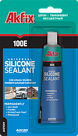 Універсальний силіконовий герметик прозорий 100E,50 мл