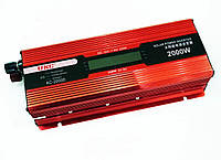 UKC KC-2000D 12V-220V 2000W Red Преобразователь тока инвертор AC/DC с вольтметром LCD дисплеем