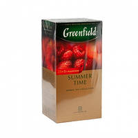 Чай травяной с ароматом малины Greenfield «Summer Time» (25 пакетиков х 2г) 50г