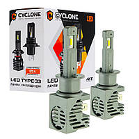 Led лампы Cyclone TYPE 33 H1 12\24 5000k 2шт