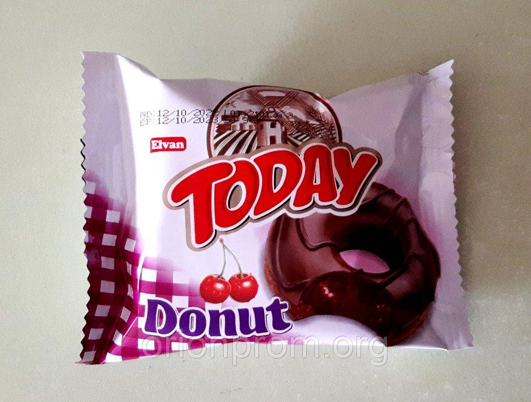 Пончик Today Donut з вишневою начинкою 50 г