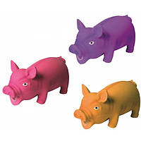 Игрушка для собак свинка латексная с пищалкой 21 см TatraPet Toys&Fun в ассортименте
